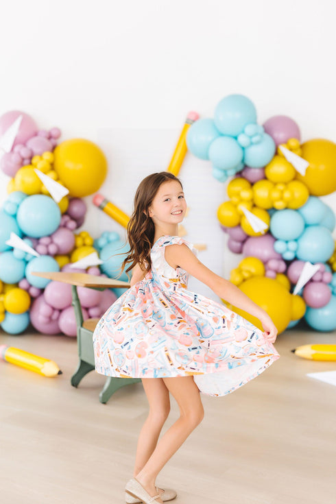 class-act-flutter-sleeve-twirl-dress Mila &  Rose - Sophia's Style-Class Act Flutter Sleeve Twirl Dress-2T--1
